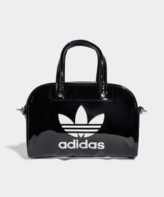 adidasミニボウリングバッグ ネイビーショルダーバッグ アディカラー ミニボウリングバッグ/ アディダスオリジナルス