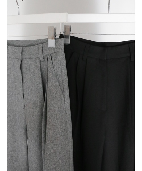 Katrin TOKYO(カトリーントーキョー)の「2tuck slacks(スラックス・レディース・ブラック・XS/S/M/S-Short)」の5枚目の写真