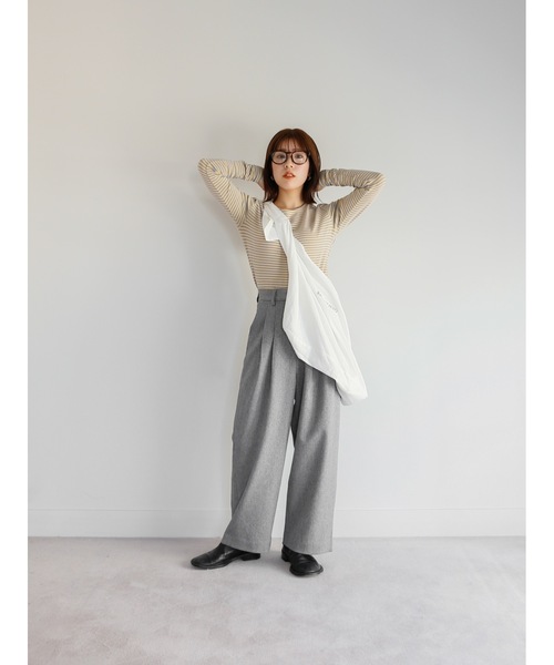 Katrin TOKYO(カトリーントーキョー)の「2tuck slacks(スラックス・レディース・ブラック・XS/S/M/S-Short)」の18枚目の写真