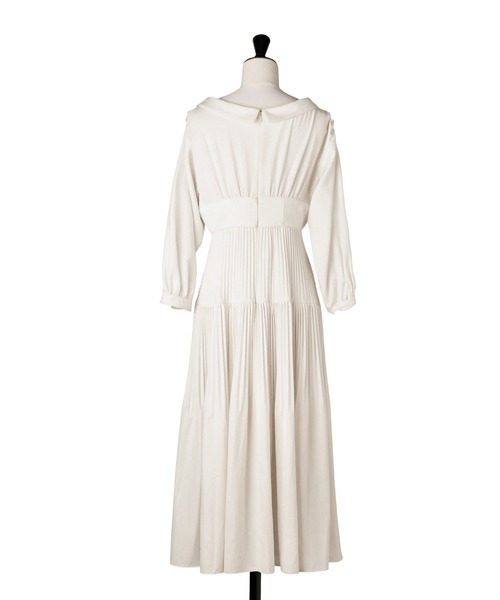 Pleated Open Shirt Dress（ワンピース）｜Her lip to（ハーリップ