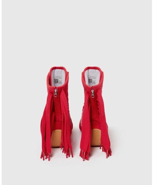STELLA McCARTNEY（ステラマッカートニー）の「Rasant Fringe High-Top Trainers / ラサント フリンジ ハイカット スニーカー（スニーカー・レディース・レッド・5.5/4.5）」の3枚目の写真