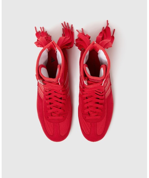 ADIDAS BY STELLA MCCARTNEY フリンジハイカットスニーカー Women ブラック ラサント フリンジ ハイカット スニーカー