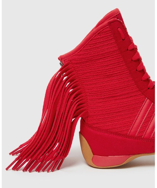STELLA McCARTNEY（ステラマッカートニー）の「Rasant Fringe High-Top Trainers / ラサント フリンジ ハイカット スニーカー（スニーカー・レディース・レッド・5.5/4.5）」の5枚目の写真
