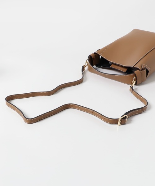 MARCO BIANCHINI（マルコビアンチーニ）の「MARCO BIANCHINI　バケツトートバッグ（トートバッグ・レディース・アイボリー/キャメル・ONE）」の7枚目の写真