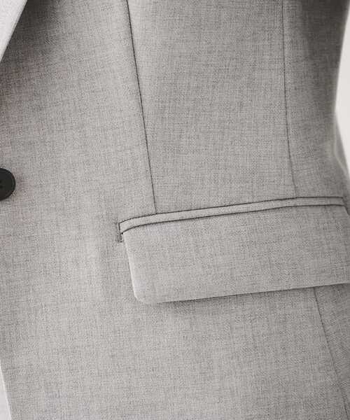 UNTITLED（アンタイトル）の「【セットアップ可能】リネンライク テーラードジャケット（テーラードジャケット・レディース・ライトベージュ/ライトグレー/ネイビー・00/01/02/03/04/42/44/46/48/50）」の19枚目の写真