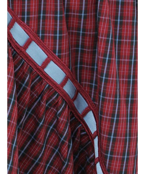 セール】リボンステッチアシメロングスカート【セットアップ対応】夏服