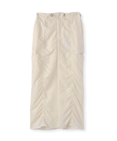 marjour（マージュール）の「GATHER NYLON SKIRT（スカート・レディース・オフホワイト・M）」の8枚目の写真