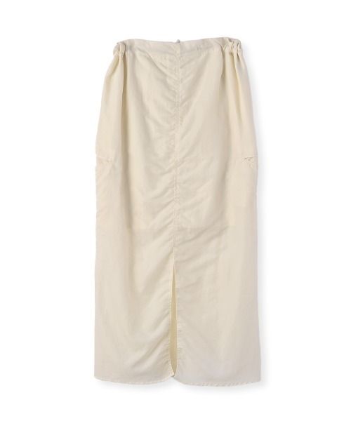 marjour（マージュール）の「GATHER NYLON SKIRT（スカート・レディース・オフホワイト・M）」の5枚目の写真