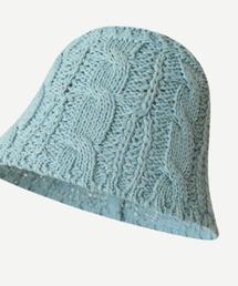 ROOPTOKYO | 透かし編み ニットサーモハット ビックサイズバケットハット(ハット)