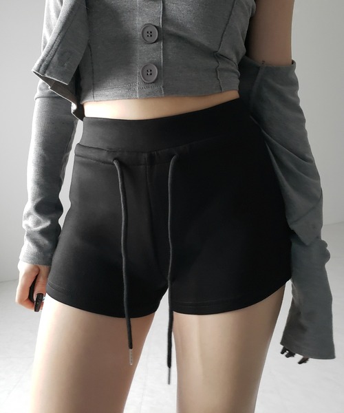 me+em select(ミームセレクト)の「【 2color /3size 】マイクロミニスウェットショートパンツ / micro mini sweat short pants(その他パンツ・レディース・グレー/ブラック・SMALL/MEDIUM/LARGE)」の6枚目の写真