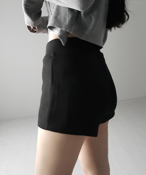 me+em select(ミームセレクト)の「【 2color /3size 】マイクロミニスウェットショートパンツ / micro mini sweat short pants(その他パンツ・レディース・グレー/ブラック・SMALL/MEDIUM/LARGE)」の4枚目の写真