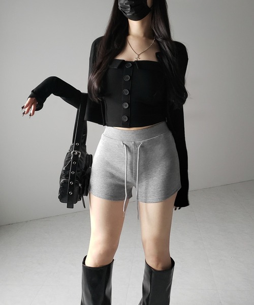 2color ／3size 】マイクロミニスウェットショートパンツ
