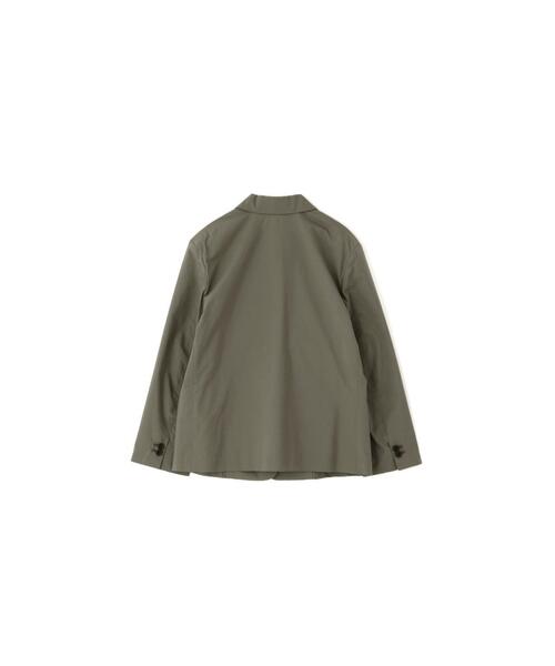 MARGARET HOWELL（マーガレットハウエル）の「MATT COTTON SILK POPLIN（テーラードジャケット・レディース・カーキ/ネイビー系1・1/2）」の9枚目の写真