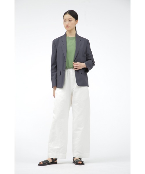 MATT COTTON SILK POPLIN（テーラードジャケット）｜MARGARET