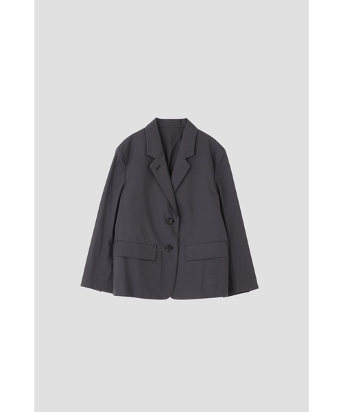 MATT COTTON SILK POPLIN（テーラードジャケット）｜MARGARET