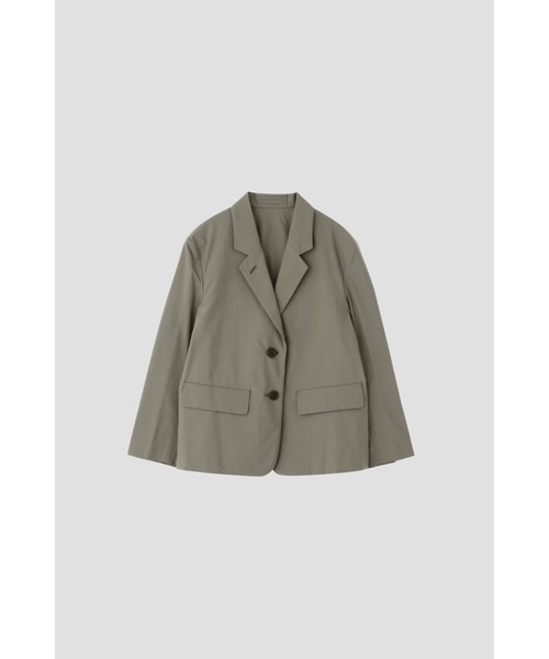 MATT COTTON SILK POPLIN（テーラードジャケット）｜MARGARET