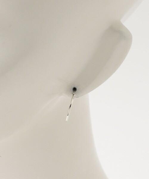 BEAUTY&YOUTH UNITED ARROWS（ビューティーアンドユースユナイテッドアローズ）の「SILVER925 フープ ピアス（ピアス（片耳用）・メンズ・ゴールド/シルバー・FREE）」の9枚目の写真