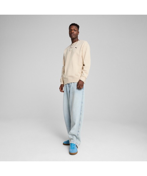 PUMA（プーマ）の「PUMA プーマ メンズ ワードローブ ESS リラックス クルースウェット（スウェット・メンズ・ブラック/オフホワイト・XX-LARGE/X-LARGE/LARGE/MEDIUM/SMALL）」の3枚目の写真