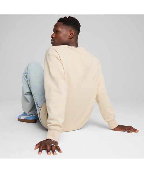 PUMA（プーマ）の「PUMA プーマ メンズ ワードローブ ESS リラックス クルースウェット（スウェット・メンズ・ブラック/オフホワイト・XX-LARGE/X-LARGE/LARGE/MEDIUM/SMALL）」の5枚目の写真