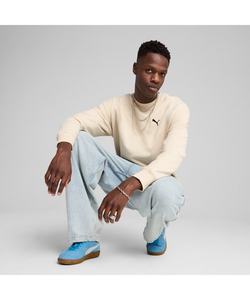 PUMA（プーマ）の「PUMA プーマ メンズ ワードローブ ESS リラックス クルースウェット（スウェット・メンズ・ブラック/オフホワイト・XX-LARGE/X-LARGE/LARGE/MEDIUM/SMALL）」の6枚目の写真