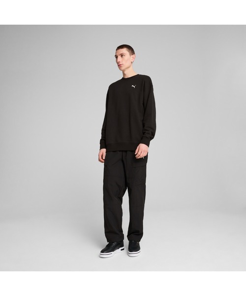 PUMA（プーマ）の「PUMA プーマ メンズ ワードローブ ESS リラックス クルースウェット（スウェット・メンズ・ブラック/オフホワイト・XX-LARGE/X-LARGE/LARGE/MEDIUM/SMALL）」の10枚目の写真