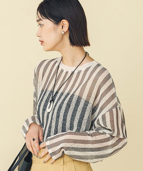 CHIGNON(シニヨン)の「オーバルブローチネックレス(ネックレス・レディース・シルバー・FREE)」の4枚目の写真