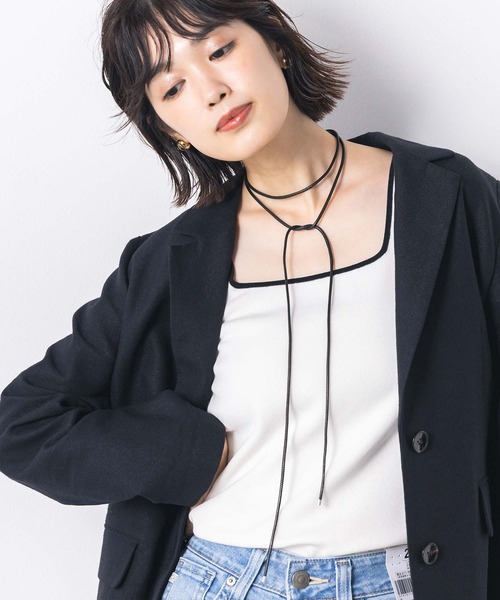 CHIGNON(シニヨン)の「オーバルブローチネックレス(ネックレス・レディース・シルバー・FREE)」の14枚目の写真