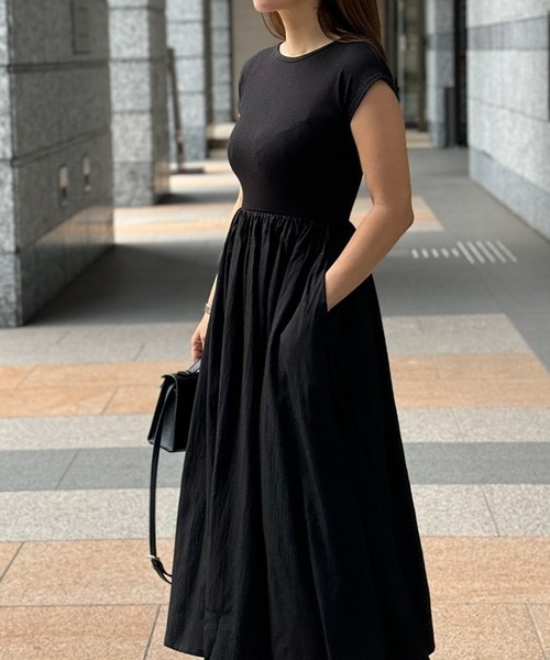 ST.ROONEY(セントルーニー)の「フレンチリブトップワンピース【低身長・小柄女性向け】(ワンピース・レディース・ホワイト×ネイビー/ホワイト/ホワイト系その他/ブラック/ブラック系その他・XS)」の17枚目の写真