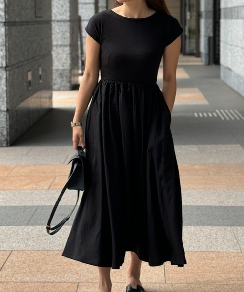 ST.ROONEY(セントルーニー)の「フレンチリブトップワンピース【低身長・小柄女性向け】(ワンピース・レディース・ホワイト×ネイビー/ホワイト/ホワイト系その他/ブラック/ブラック系その他・XS)」の18枚目の写真