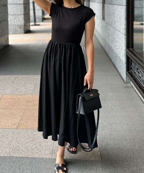 ST.ROONEY(セントルーニー)の「フレンチリブトップワンピース【低身長・小柄女性向け】(ワンピース・レディース・ホワイト×ネイビー/ホワイト/ホワイト系その他/ブラック/ブラック系その他・XS)」の19枚目の写真