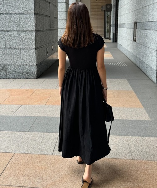 ST.ROONEY(セントルーニー)の「フレンチリブトップワンピース【低身長・小柄女性向け】(ワンピース・レディース・ホワイト×ネイビー/ホワイト/ホワイト系その他/ブラック/ブラック系その他・XS)」の22枚目の写真