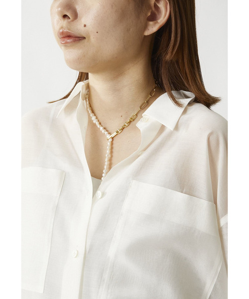 WEB限定】＜EO（イオ）＞パールミックスチェーンネックレス