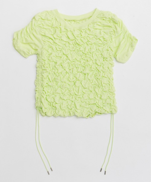【MAISON SPECIAL】Shirring T-shirt Shirring T-shirt