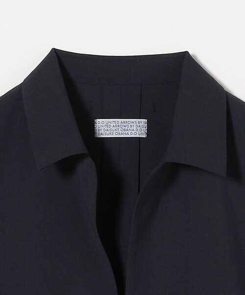 UNITED ARROWS & SONS by DAISUKE OBANA(ユナイテッドアローズアンドサンズバイダイスケオバナ)の「<D.O UNITED ARROWS BY DAISUKE OBANA> H/T D/SL COACH SHIRT/シャツ(シャツ/ブラウス・メンズ・ブラック/ネイビー・XL/L/M/S)」の16枚目の写真