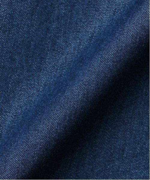 petit main（プティマイン）の「袖パフペプラムワンピース（ワンピース・キッズ・ブルー/オフホワイト・130cm/110cm/100cm/120cm/90cm/80ｃｍ）」の14枚目の写真