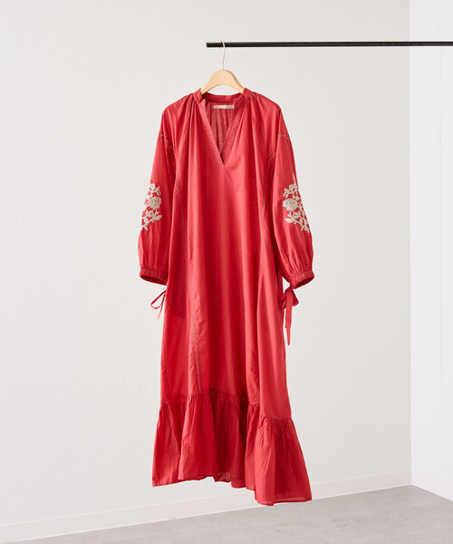 セール】FANAKA embroidery long dress（ワンピース）｜mystic