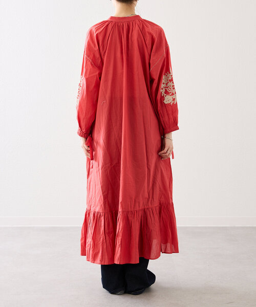 L'or Embroidery Dressワンピース セール】FANAKA embroidery long dress（ワンピース）｜mystic
