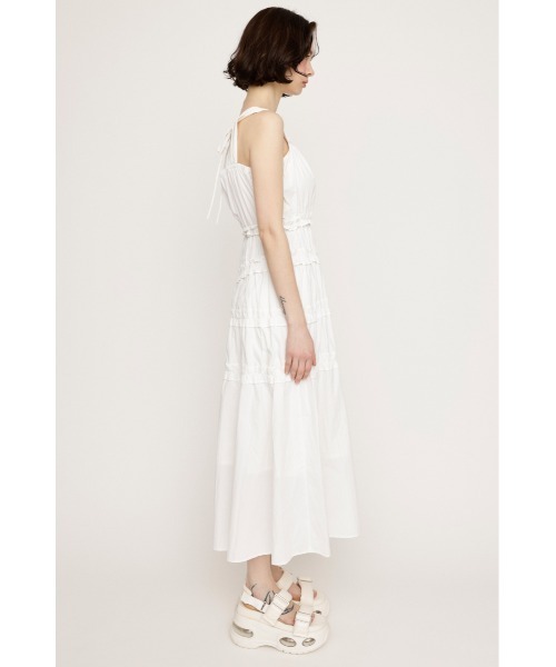 SLY(スライ)の「ASYMMETRY FRILL L/OP アシンメトリー フリル ロング ワンピース(ワンピース・レディース・ブラック/ホワイト/ブラウン・1/2)」の7枚目の写真
