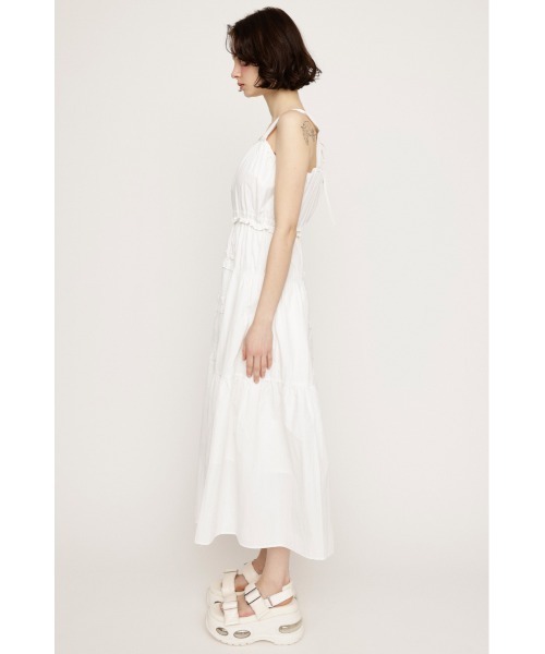 SLY(スライ)の「ASYMMETRY FRILL L/OP アシンメトリー フリル ロング ワンピース(ワンピース・レディース・ブラック/ホワイト/ブラウン・1/2)」の8枚目の写真