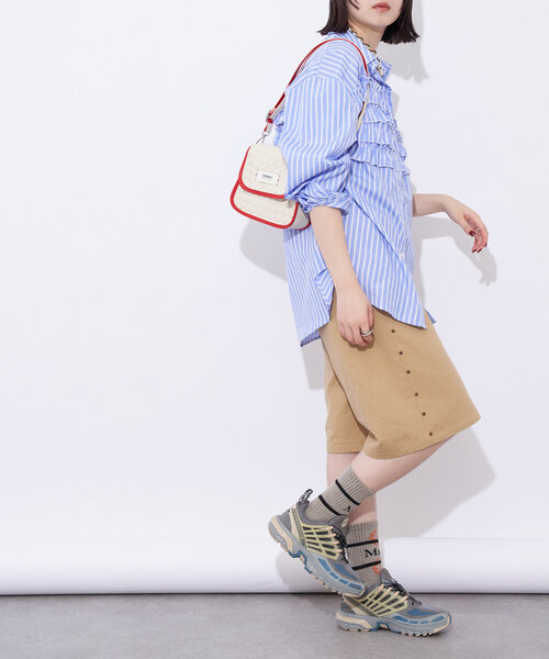 GRAIN(グレイン)の「【GRAIN/グレイン】2WAYクロス編みショルダーバック(ショルダーバッグ・レディース・ブラウン/アイボリー/グリーン・FREE)」の11枚目の写真