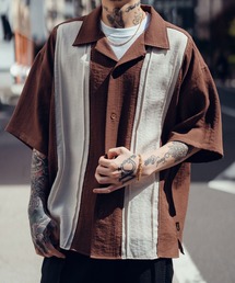 Subciety(TuTGeB)Hand stitch panel shirt(Vc/uEX)