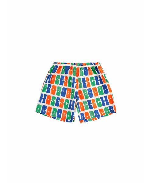 BOBO CHOSES(ボボショーズ)の「Multicolor Bobo Choses woven shorts(その他パンツ・キッズ・オフホワイト・4-5YEAR/2-3YEAR/6-7YEAR/8-9y/10-11y/12-13y)」の1枚目の写真