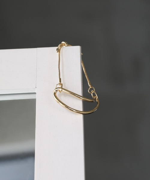 select MOCA（セレクトモカ）の「カーブラインブレスレット（ブレスレット・レディース・シルバー/ゴールド・FREE）」の8枚目の写真