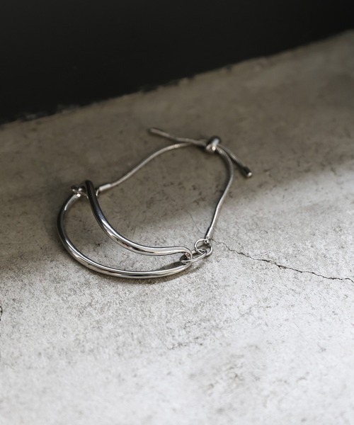 select MOCA（セレクトモカ）の「カーブラインブレスレット（ブレスレット・レディース・シルバー/ゴールド・FREE）」の14枚目の写真