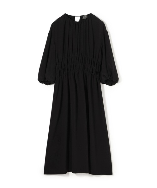 【極美品】Ballsey 25SS ウズラクレープ シャーリングワンピース ウズラクレープ シャーリングワンピース（ワンピース）｜BALLSEY