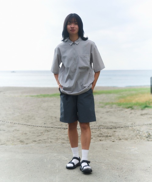 Snow Peak(スノーピーク)の「Breathable Quick Dry Polo Shirt 吸水速乾 シャツ(シャツ/ブラウス・メンズ・ブラック/グレー/ブルー・S/M/L/XL)」の8枚目の写真