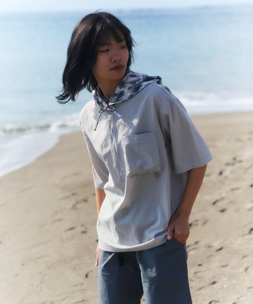 Snow Peak(スノーピーク)の「Breathable Quick Dry Polo Shirt 吸水速乾 シャツ(シャツ/ブラウス・メンズ・ブラック/グレー/ブルー・S/M/L/XL)」の5枚目の写真