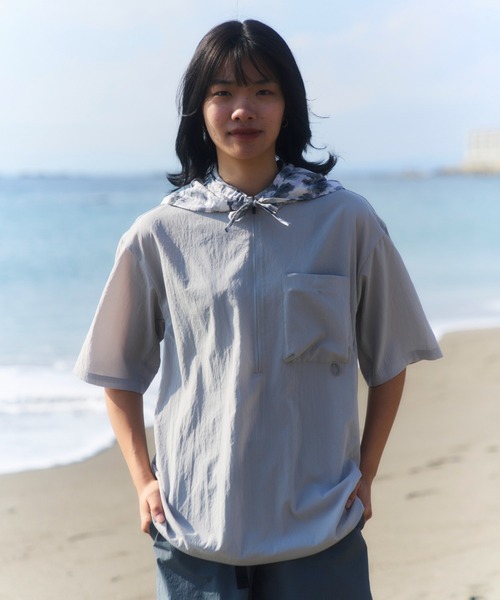 Snow Peak(スノーピーク)の「Breathable Quick Dry Polo Shirt 吸水速乾 シャツ(シャツ/ブラウス・メンズ・ブラック/グレー/ブルー・S/M/L/XL)」の4枚目の写真