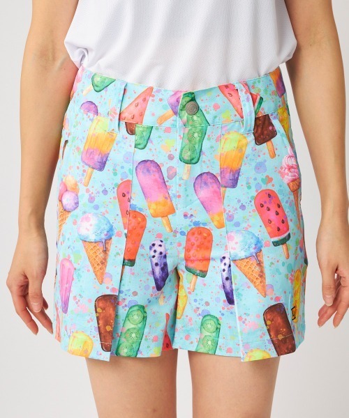 Loudmouth（ラウドマウス）の「【LOUDMOUTH:ラウドマウス】レディース柄キュロットスカート風パンツ　ゴルフ（その他パンツ・レディース・その他30/その他31/その他32/その他28・SMALL/MEDIUM/LARGE/LL）」の3枚目の写真