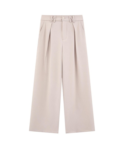 aimoha（アイモハ）の「ワイドタックパンツ（スラックス・メンズ・ブラック/チョコ/ライトベージュ/グレー・LARGE/MEDIUM）」の17枚目の写真